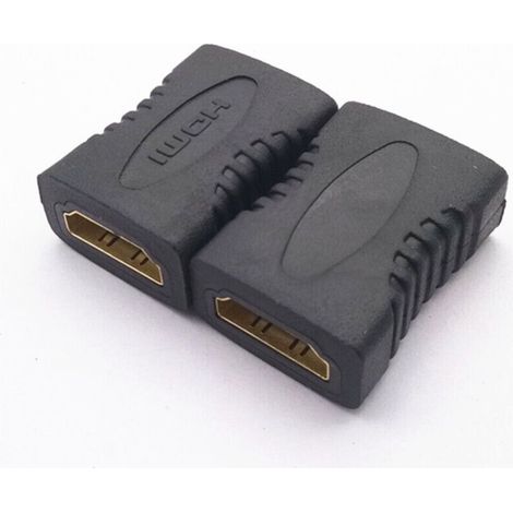 HDMI Coupler Adapter, 2-Pack Gold Plated Female to Female 4K HDMI Coupler Extender Adapter and Connector for Low Voltage Cable (1/5)