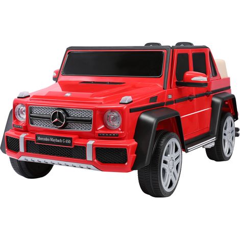 Voiture électrique Mercedes-Maybach G650 pour enfants - Rouge - 12V - 3-5 km/h (1/5)