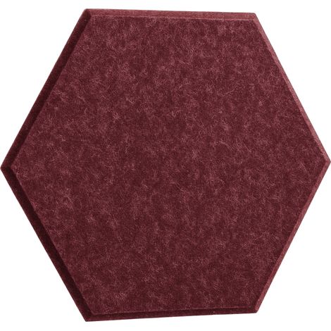 Paneles de pared de fieltro con reposacabezas hexagonales 3D autoadhesivos acústicos suaves (1/5)