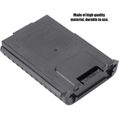 Étui de protection noir pour talkie-walkie Baofeng UV5R, UV5RB, UV5RE, UV5R+