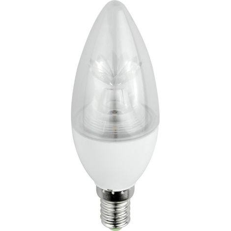 Lampadina Oliva Led Trasp. Std 7W 230V E14 2700K (Marino Cristal Cod. 21438) (1/2)