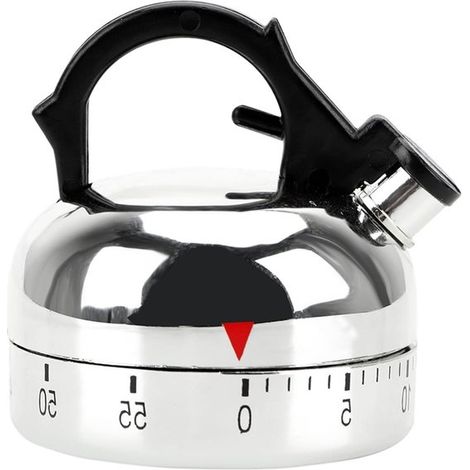 Simpatico timer meccanico da cucina con rotazione, conto alla rovescia di 60 minuti per cucinare e cuocere al forno, pratico gadget da cucina. (1/5)