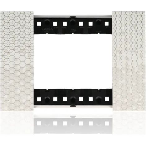 BTICINO KA4803MW - Placca 3 Moduli - Pixel - Now (1/2)