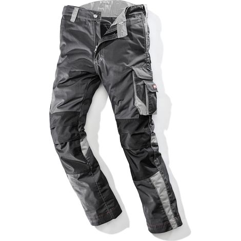 Bullstar Arbeitshose WORXTAR (Farbe schwarz/grau, Größe 46, mit Dehnbund)