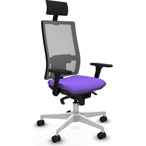 Sedia Ufficio con Poggiatesta Piqueras y Crespo 3D026N1 Lilla (1/5)