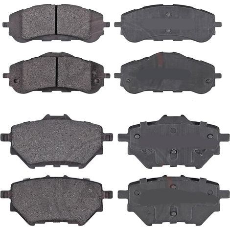 KIT PASTIGLIE FRENO ANTERIORI E POSTERIORI compatibile con BMW X5 (F15,F85) / PASTIGLIE FRENANTI AUTO OEM FDB4052 FDB4351,FDB4067 FDB4259 / SOSTITUZIONE DIRETTA / BASSA POLVERE / SILENZIOSO
