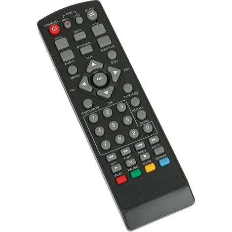 Télécommande Compatible Récepteur Satellite TechniSat HD-S261 DVB-S2 HD-S221 HD-S210 HD-S222, Remplacement (1/5)