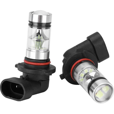 2 ampoules LED 9005 H10 9145 8000K bleu glacé 100W feux antibrouillard, lampe de phare (1/5)