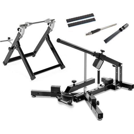 Set Démonte pneu moto MD4 + équilibreuse pneu + accessoires équilibreuse (1/4)