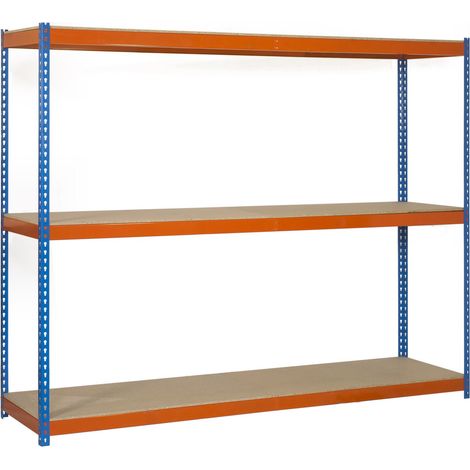 Simonrack Étagère ecoforte 1207-3 bleu orange bois (1/5)