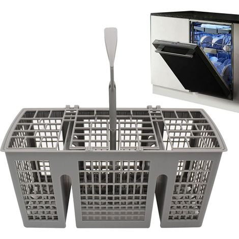 Porte-Ustensiles Pour Lave-Vaisselle  Organisateur De Couverts Anti-Adhésif Avec Range-Pièces  Plateau Antiadhésif Accessoire de Rangement pour Cuisine Séchage Vaisselle Salle à Manger