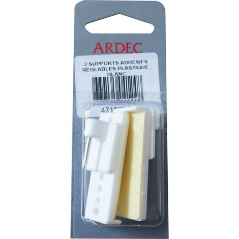 Soporte adhesivo ajustable blanco X2 - Ardec