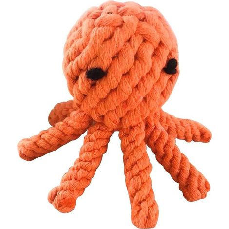 Jouets à mâcher pour chiots, jouets interactifs pour chiens, jouets interactifs pour chiens, jouets à mâcher pour animaux de compagnie pour petits et moyens chiens (pieuvre) (1/5)