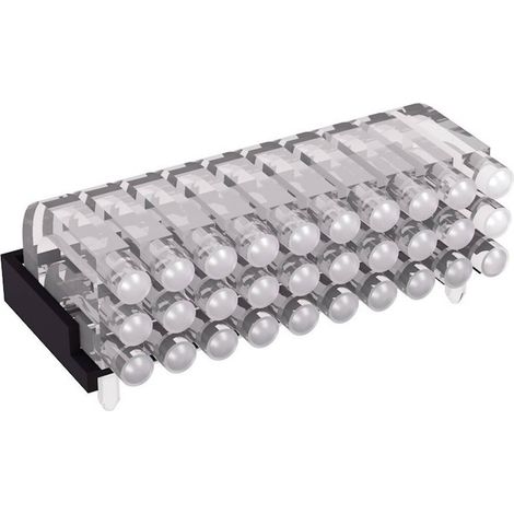 Tubo luminoso Mentor 1296.2103 Rigido Montaggio su scheda, Accoppiamento a pressione (1/3)