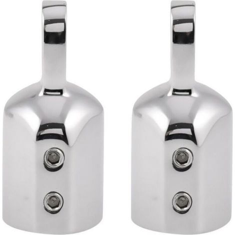 Accessoires pour auvent en acier inoxydable 316 : capuchon lisse double face 22 mm/25 mm, quincaillerie 1/25 mm, capuchon lisse double face de positionnement de précision pour auvent. (1/3)