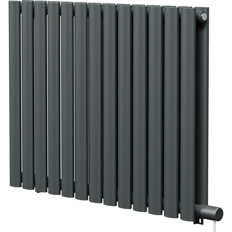 Boone Anthracite 600mm x 780mm Horizontal Electric Double Panel Radiator (1/5)