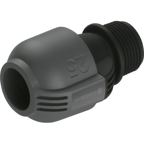 GARDENA Conector 25 mm - Macho 26/34 para electroválvulas de 9 V y 24 V (02763-20) (1/3)