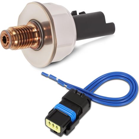 Capteur de pression de carburant avec faisceau de câbles pour 207, 307, 308, 407 pour C2, C3, C4, C4 Picasso, C5, Focus II C-Max Mondeo III pour Megane II Qashqai I 1570K1 55PP0203 (1/5)
