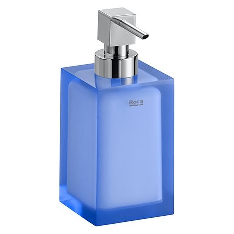 Distributeur de savon de comptoir ICE - ROCA Finition : Bleu