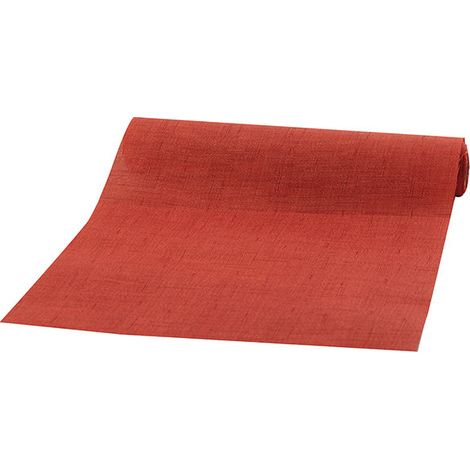 Givi Runner Natale Tessuto Rosso con Filo Oro H 30 Cm L 3 Mt