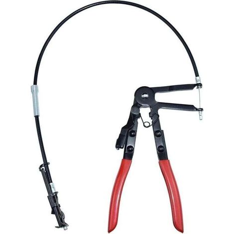 Pinza per fascette stringitubo flessibili a lunga portata per la riparazione di tubi di carburante, olio e acqua per auto (1/4)