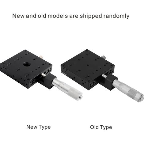 SEMX80-AC manueller Feinverstellschlitten für die X-Achse, Präzisions-Feinverstellplattform, Tischabmessungen: 80 × 80 × 20 mm (1/5)