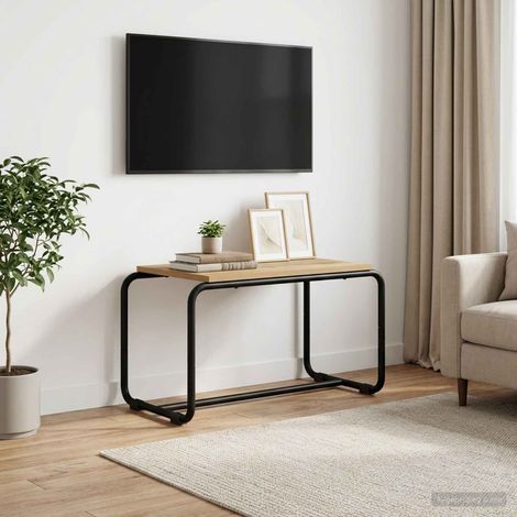 vidaXL Soporte de TV 60 x 35.5 x 42 cm Roble artisan (1/5)