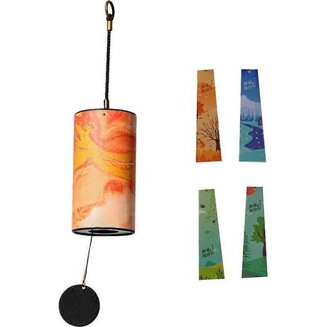 9-Ton-Windspiel, Retro-Windglocke für Klangheilung, Meditation und Beruhigung der Emotionen (Kurs)