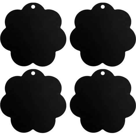 Filiyano-Tapis de protection pour plaque à induction électrique (lot de 4) - Tapis antidérapant en silicone de 25 cm - Protection anti-rayures (1/5)