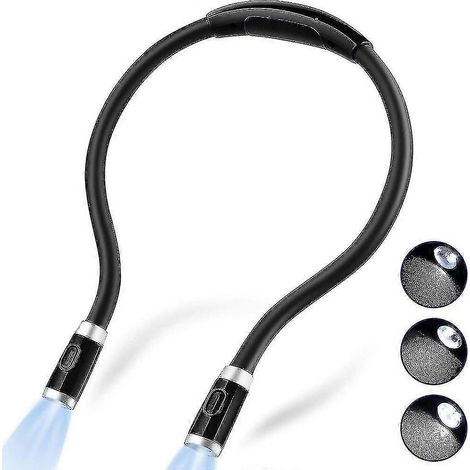 Lampe de lecture LED rechargeable à porter autour du cou (1/5)