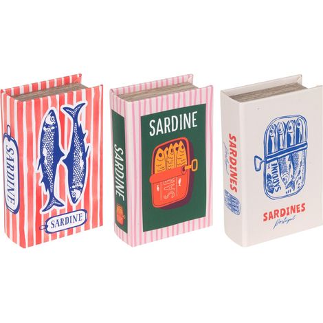 Signes Grimalt Cajas De Libro Decoracion  Caja 3U Cajas Libro Multicolor 11x17x5cm 37372