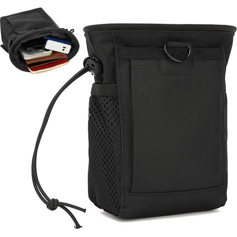 Sac à outils, sac à outils compact, petit sac à outils robuste, sac à outils multifonction, ceinture porte-outils, organiseur de rangement, sac utilitaire d'extérieur, poches multiples (1/5)