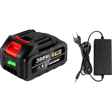 Batterie Lithium Ion, 21V, Capacité 20000mAh, Rouge (1/2)