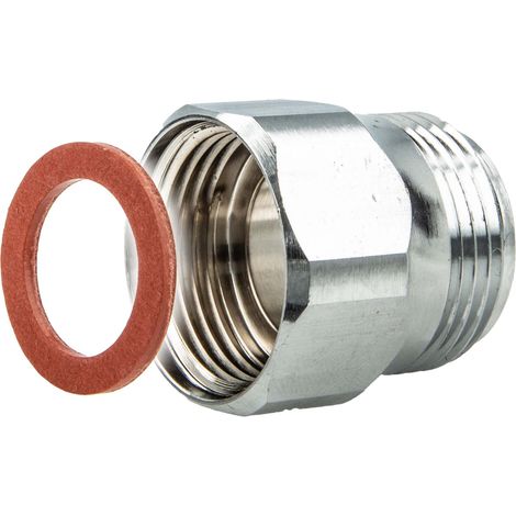 tecuro Aufnahme Adapter Übergangsstück für Ausläufe an Armaturen, AG 3/4 Zoll auf IG 3/4 Zoll (1/5)
