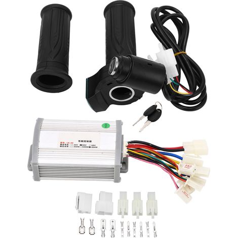 Kit contrôleur moteur vélo 36V 800W, poignée d'accélération, écran d'alimentation, contrôleur moteur à balais stable pour conversion DIY (1/5)