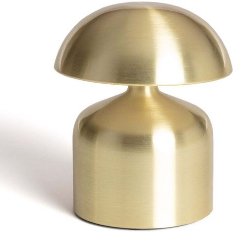 Lampe à Poser LED Portative Extérieure 3W Ibbie avec Batterie Rechargeable USB Doré (1/5)