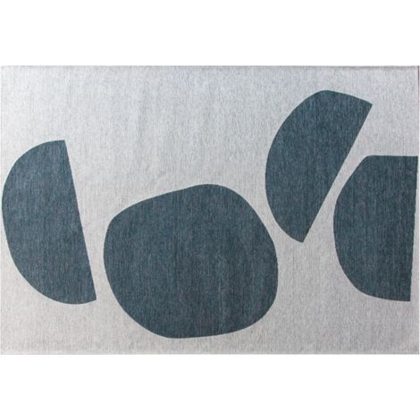 Tapis rectangulaire en coton formes géométriques 200x290 - MYLEY (1/3)