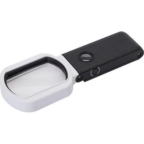 Loupe pratique multifonctionnelle à LED pour la lecture et la réparation (1 pièce)-22X8.3CM-Black White
