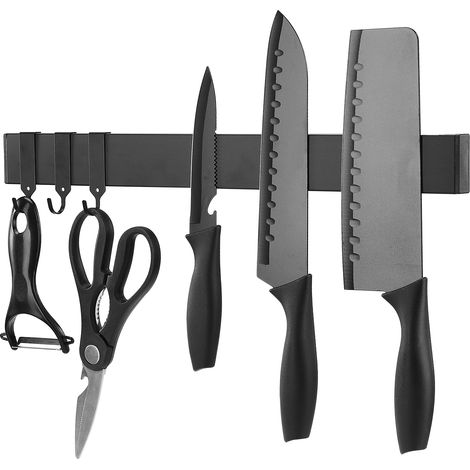 Support de coupe magnétique en acier inoxydable, outil d'organisation d'ustensiles de cuisine polyvalents (1/5)