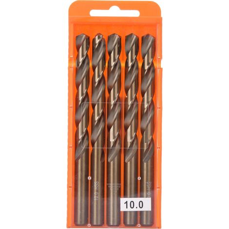 Foret Acier Rapide - Perçage Inox Fer Bois - Usage Industriel Domestique - Lot De 1 Pièce 10mm (1/5)