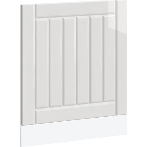 Maison Exclusive - Pannello Lavastoviglie Lucca Bianco Lucido in Legno Multistrato
