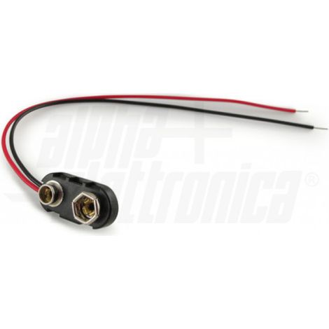 Connettore alpha elettronica per batteria 9v  -  38-100/b1 (1/2)