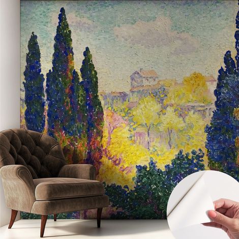 Fotomurale adesivo - parete decorativa - decorazione casa - stile moderno parete - Paesaggi impressionistici 250x250 cm (1/5)