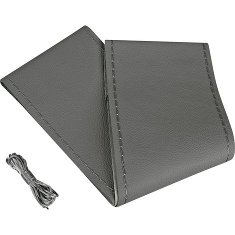 Standard, coprivolante in pelle - L - Ø 37/39 cm - Grigio (1/4)