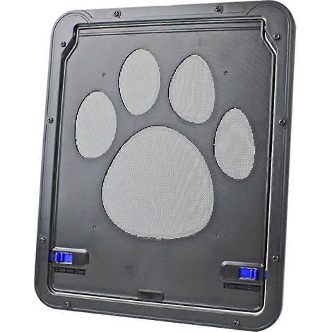 Einfach zu installierende, abschließbare Haustier-Außentür mit automatischem Magnetverschluss und robuster Konstruktion für Hunde und Katzen (24 x 29 cm). (1/5)