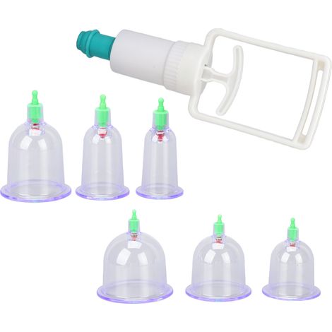Ensemble de ventouses professionnelles en plastique lisse et doux pour les soins du corps (1/5)