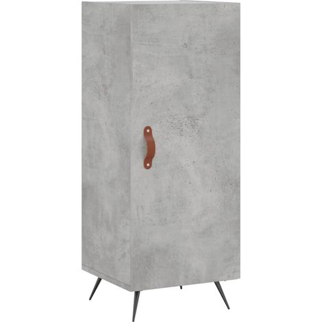 Credenza buffet cassettiera mobile contenitore organizer cucina soggiorno soggiorno 34,5 x 34 x 90 cm derivati del legno grigio 020031921