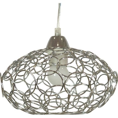 Suspension Candellux Pinia Ø25 chrome métal 1xE27 (1/2)
