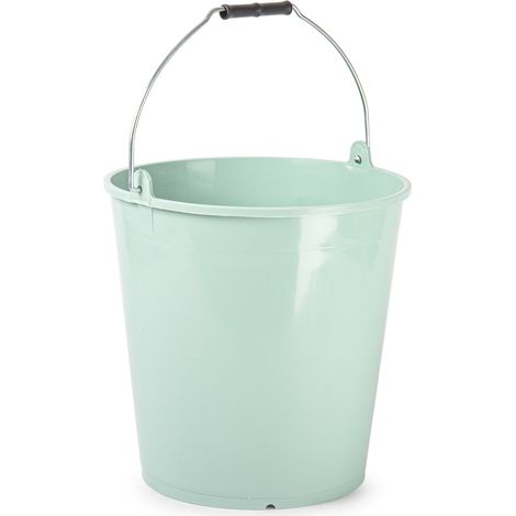 Cubo plastico reciclado engomados 15 Litros Verde claro (1/2)