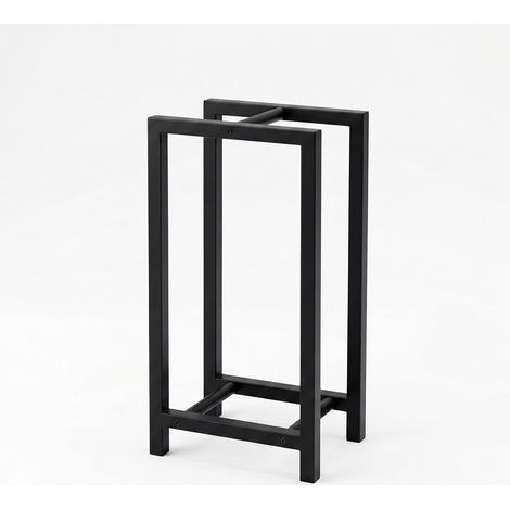 Levede Firewood Rack Metal Outdoor Storage Log Holder Fireplace 30 x 22 x 59cm (1/5)